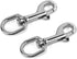 QWORK 3-1/2" Swivel Eye Bolt Snap Hook, 2Pcs, 316 Stainless Steel Trigger Snap Clips for Diving/Pet Leash/Key Chain