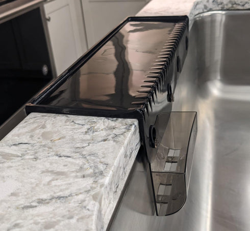 3.75- 4 14 SiliProducts SiliSink Silicone Sink Edge Guard for Kitchen Sink - Fits Wide - The Original Silicone Edge