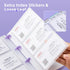 deli Portable Business Card Book Holder, Organizer for 180 Cards, Purple Name Card Holder