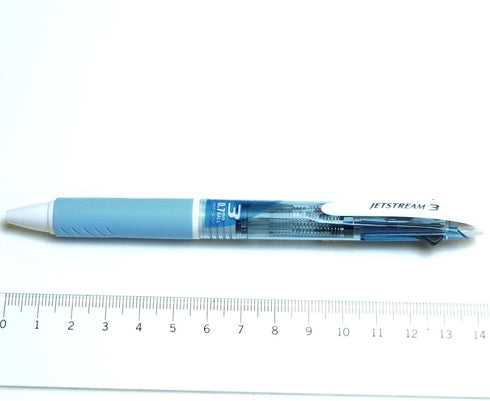 Uni Ballpoint Pen Jetstream 3 Color Black, Red, Blue Ink 0.7mm, Sky Blue (SXE340007.8)