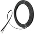 BNTECHGO 26 Gauge Silicone Ribbon Cable, Flexible 4P Black 50 ft Flat Cable, 26 AWG Stranded Tinned Copper Wire