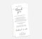 All Ewired Up Wedding Thank You Note, Printed Personalized, Place Setting, Thank