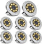 ZGWJ Solar Ground Lights - 8 LED Waterproof Garden Lights for Yard Walkway Patio Lawn Decoration