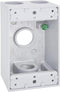 Sigma Electric 14251WH 1/2-Inch 4 Hole 1-Gang Box, White Sigma Engineered Solutions