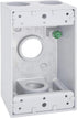 Sigma Electric 14251WH 1/2-Inch 4 Hole 1-Gang Box, White Sigma Engineered Solutions