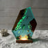 (6 4IN) Ocean Scene LED Night Light, Underwater Marine Life Resin Lamp, Color Changing Desk Decor with Wooden Base *