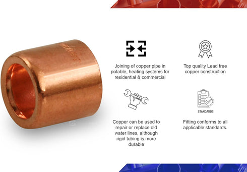 Everflow Supplies FCFB2112 2 to 1-1/2" Flushing Bushing with FTG to Sweat Connection Ends