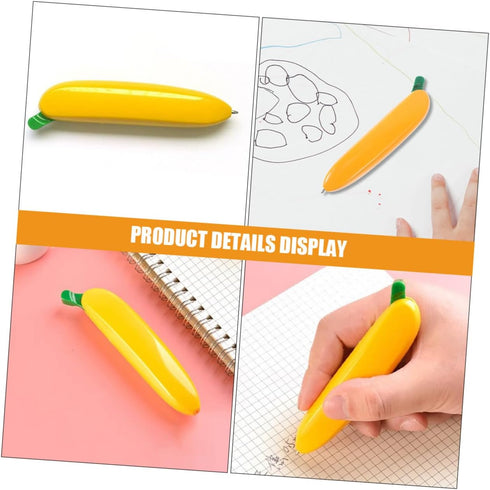 LALAFINA Banana Ballpoint Pen Black Ink Mini Pen for Cute Portable Writing School Journaling Office Desk Accessory