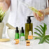 15Pcs Clear Glass Essential Oil Dropper Bottles - Mini 1ml/2ml/3ml with Gold Cap and White Latex
