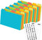 Chell 4x6 Plastic Index Card Dividers, Heavyweight Poly Guides A-Z for Flash Cards, Pack of 25
