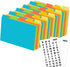 Chell 4x6 Plastic Index Card Dividers, Heavyweight Poly Guides A-Z for Flash Cards, Pack of 25