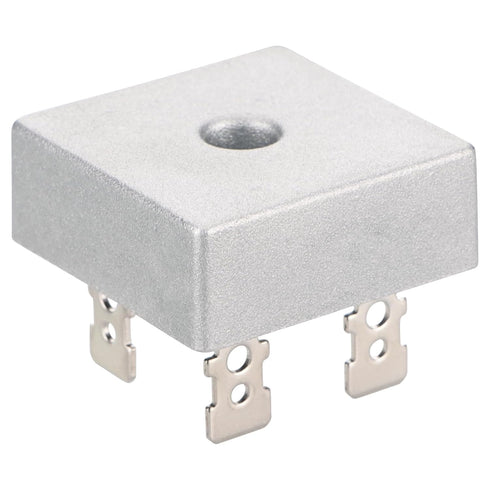 2Pcs Bridge Rectifier Diode: KBPC3010, AC to DC, 1000V 30A, 4 Pin, Full Wave Metal Housing