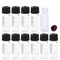 ALWSCI 2ml 8mm HPLC Vial, Clear Autosampler Vial with Graduation, 100 Pack, Black Screw Cap with Hole