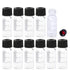 ALWSCI 2ml 8mm HPLC Vial, Clear Autosampler Vial with Graduation, 100 Pack, Black Screw Cap with Hole