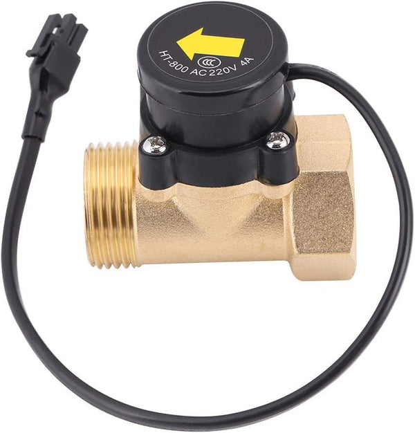 DEWIN HT-800 G1 Thread Water Flow Sensor Switch, Automatic Control 220V Water Pump Flow Switch