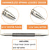 1/16 Dual Head Nail Setter and 3/16 Center Punch, 3500 PSI Striking Force Counter Punch Spring Nail Set by WHLLING