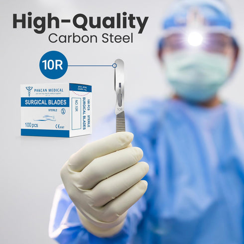 10R Includes:10R (100 Pack), 3, Dermaplaning Professional Kit Dermaplaning Scalpel Blades Scalpel Handle No. Scalpel