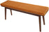 SUCADA Indoor Bench Cushion 80x30cm, Orange Long Dining Bench Cushions for Indoor Furniture,