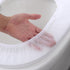 Generic 6 PCS Disposable Portable Toilet Seat Mats Non Woven Toilet Seat Cover for Travel and Hotel