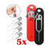 xiaopang 1/5pcs Pendent(5PCS Anti-Lost Sim Card Eject Pin Needle With Storage Case Mobile Phone SIM Protector Holder
