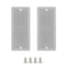 LeMotech 2pc Junction Box Mounting Plate, ABS Plastic Internal Panel with Screws for Electrical Box Installation