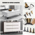 YAVVAY 120mm/135mm black,13.5 Stainless Steel Heavy Duty Furniture Feet, Metal Furniture Cabinet Support Legs
