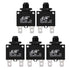 uxcell 5Pcs Push Button Reset Thermal Overload Protector Circuit Breaker AC 125/250V 20A