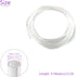 DMiotech 2.5mm x 4mm Pneumatic Tubing, 4 Meters Air Compressor PU Line Hose for Water Transfer