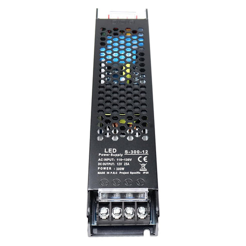12V 25A 300W 110V 12V Universal Regulated Switching Power Supply, AC to DC Converter, LED Driver, Industrial