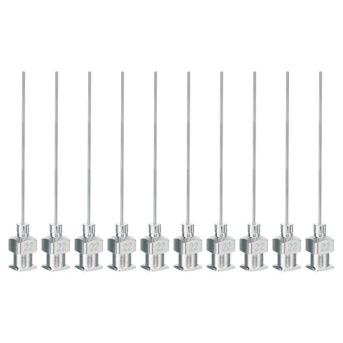 PATIKIL 10 Pcs 22G Blunt Tip Dispensing Needle 1.5 Inch Stainless Steel Liquid Dispenser with Lure Lock