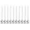 PATIKIL 10 Pcs 22G Blunt Tip Dispensing Needle 1.5 Inch Stainless Steel Liquid Dispenser with Lure Lock