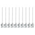 PATIKIL 10 Pcs 22G Blunt Tip Dispensing Needle 1.5 Inch Stainless Steel Liquid Dispenser with Lure Lock