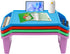 LIWBYYG 4 Pcs Kids Lap Desk Tray, Plastic Breakfast Laptop Trays with Side