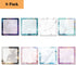 WAVEYU 8 Pads Cute Sticky Notes Marble Designs Self Stick Notes Pads Adhesive Sticky Notes 3''x3'' Sticky Notes Easy to Post for Home,Office,School,Notebook Supplies,50 Sheets/Pad,Marble Styles by WAVEYU
