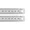 2pcs Stainless Steel Ruler, 15cm/6" Length x 1/36" Thick Measuring Tools for Woodworking Painting Craft