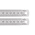 2pcs Stainless Steel Ruler, 15cm/6" Length x 1/36" Thick Measuring Tools for Woodworking Painting Craft