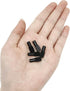 Cerpourt 100 Pegs,5mm Closet Pcs Shelf Pins Spoon Shape Metal Shelf Support Pegs,Bookshelf Pegs for Shelves,Cabinet