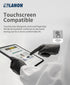 LANON 6 mil Black Nitrile Disposable Gloves, Heavy-Duty, Chemical Resistant, Latex-Free, Large