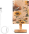 ALAZA Fox Sunflower Vintage Bedside Table Lamp with USB Port for Bedroom