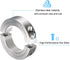 HARFINGTON 304 Stainless Steel Double Split Axle Clamp-On Shaft Collar for 1-3/4" Rod