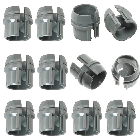 50pcs 1/2 Inch Non-Metallic Cable Connector, Snap Style Installation for Confined Areas, Single Cable