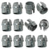 50pcs 1/2 Inch Non-Metallic Cable Connector, Snap Style Installation for Confined Areas, Single Cable