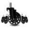 Upgrade 2.5" Chair Caster Replacement Wheel - Heavy Duty Universal Set of 5 for Hardwood Floor and Carpet