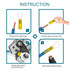 180 PCS Heat Shrink Wire Connectors, Automotive Marine Ring Terminal Kits for 10-22 AWG by Housun