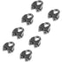 20PCS 1/8 Inch M3 Stainless Steel Wire Rope Cable Clip Clamp