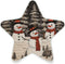 ALAZA Retro Snowman Landscape Merry Christmas Star Shaped LED Night Light Dusk