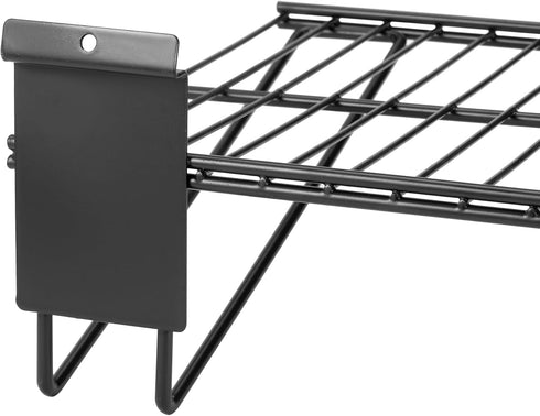 Slatwall Shelves - Heavy Duty Garage Storage Slatwall Shelf Accessories (2 Pack) (16-Inch Width)