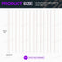 Swpeet 15Pcs Milkly Plastic Rods Assortment Kit, Diameter 4mm Length 250mm Material ABS Round Stick Round Solid Bar DIY Model for DIY Toys Building Making Architectural Model Making