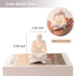 ITOWNKN Reading Sculptures Tulip Lamp,Thinker Statue Figurine Battery Powered Night Light,Modern Abstract Home