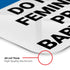 12x18 Inches, .063 Please Do Not Deposit Feminine Hygiene Products Or Baby Wipes in Toilet Sign, Rust Free Aluminum